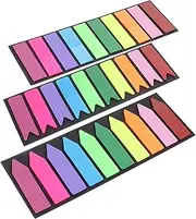 BCOATH 3sets Tabs of Reading Strips for Book Marking and Note Taking Includes Flat Arrow and Fish Tail Designs for Students and Teachers