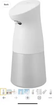 Automatic Liquid Soap Dispenser, 15.37 Oz/450Ml Soap Dispenser, Touchless Hand S