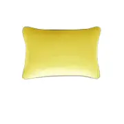 J Elliot Home Gabriel 100% Cotton Oblong Cushion Cover 33 x 48 cm Yellow
