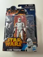 (SEALED) STAR WARS 3.75" ACTION FIGURE SAGA LEGENDS CLONE TROOPER SL02