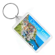 Cinque Terre Keychain Lucite