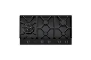 Westinghouse WHG959BD 90cm 5 Burner Burner Gas Cooktop Black Glass
