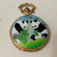 在飛比找Yahoo!奇摩拍賣優惠-BOSSWAY熊貓石英懷錶