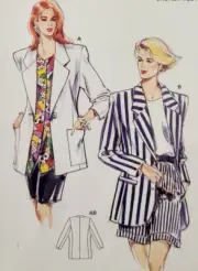 Uncut Burda 4784 Sewing Pattern Ladies Womens Jacket Blazer Coat Sizes 10-20