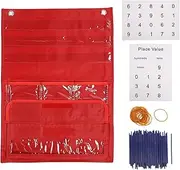 Counting Place Value Pocket Chart Teaching Aid for Classroom Math Learning Education