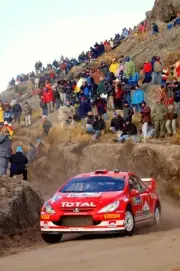 Marko Martin EST with co driver Michael Park GBR Peugeot 307 WRC o- 2005 Photo 4