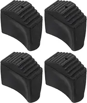 [Tomaibaby] Non Slip Ladder Feet Covers: 4Pcs Rubber Ladder Covers Replacement Step Ladder Feet Foot Mat Cushion For Extension Ladder