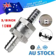 10mm One Way Non Return Check Valve Fuel Petrol Diesel Air Water Liquid Vacuum