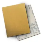 3M Hookit 236U Coated Aluminum Oxide Sanding Sheet - P180 Grit - Hook & Loop
