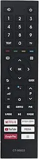 CT-95022 Infrared Replacement Remote for Toshiba TV 43C350KP 65Z770KP 55Z770KP 75C350LP 65C350LP 43C350LP 50C350LP 55C350LP 50C350KP 50E350KP 55C350KP 55E350KP 65C350KP 65E350KP 75C350KP