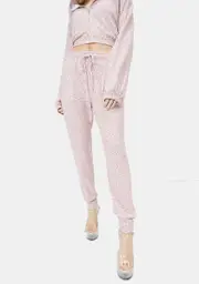 Do U Wanna Know Leopard Joggers