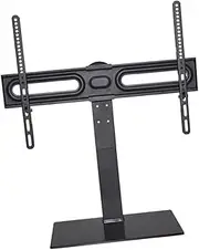 Generic Table Top TV Stand Mount Left and Right Swivel TV Bracket Strong Load Bearing for 32-70 inch TVs Height Adjustable for Office