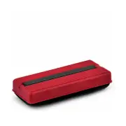 Plastic Frame Fabric Rectangle Grip Blackboard Chalkboard Eraser w Magnet