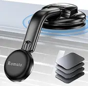 Magnetic Phone Holder for Car【Powerful Magnets】Phone Holders for Your Car Das【Military-Grade Suction】Suction Cup Cell Phone Mount for Car Windshield, Universal Automobile Cradle for iPhone Android