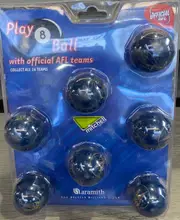 Aramith Pool Snooker Billiards Balls with official AFL Team logos - Western Coast