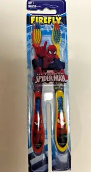 Marvel Ultimate Spiderman ( FIREFLY) Toothbrush Soft sealed package