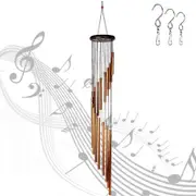 Large Wind Chimes, Garden Chimes with 18 Aluminum Alloy Tubes (Golden)
