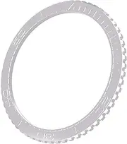 for Samsung Galaxy Watch 7 47mm Ultra Bezel Styling,Anti Scratch Cover Watch Bezel 7 Classic 47mm Case Screen Protector Bezel Ring Cover (Silver)