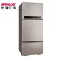 【SANLUX 台灣三洋】SR-C475CV1A 475公升 內洽更便宜 1級變頻3門電冰箱