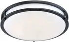 Flush Mount Ceiling Light, 16 Inch round LED DC Plastic Lighting Fixture Kitchen
