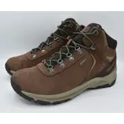 Merrell Mens Size 10 Erie Mid Earth Brown Waterproof Leather Hiking Boots