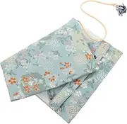 HOUDERCO Floral Fabric Book Sleeve Protector Book Cover for Notebooks Soft Material for Comfort Stylish Protection Against Stains and Scratches Elegant Design