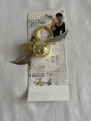 Harry Potter ~ Golden Snitch Pewter Key Chain by Monogram ~ New