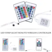 RGB LED Strip Light 3 Key Mini 3/24/44 Key IR Remote Wireless Controller
