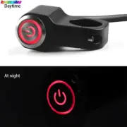 Motorcycle ATV 7/8" Handlebar Switch Headlight Fog Spot Light ON/OFF Button Red