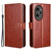 Wallet-style Case Crazy Horse Texture Leather Stand Phone Cover For Honor 100 Pro 5g