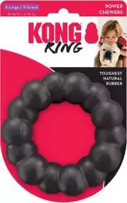 KONG Extreme Ring XL Durable Fetch & Chew Dog Toy 5.25" (035585356402)