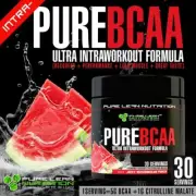 PURE BCAA INTRA WORKOUT 30 SERVES WATERMELON BRANCH CHAIN AMINO ACIDS RECOVERY