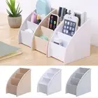 Storage Box TV Holder Home Ladder-shaped Organizer Three-grid Container