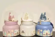 Aldi Huntington Home Snow Globe Candle Set of 3 LimitedEdition BRAND NEW IN HAND