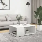 NNEVL Coffee Table White 90x67x33 cm Chipboard