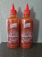 2 x Lieber's Sriracha Hot Chili Sauce, Authentic And Delicious, Non-GMO, No MSG