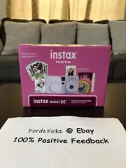 Fujifilm Instax Mini SE Instant 5MP Camera Bundle, Lavender -READY TO SHIP-