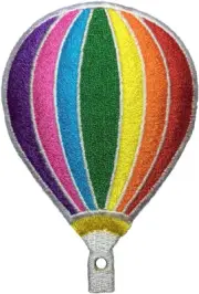 CUTE BALLOON Rainbow Color Colorful Embroidered Applique Decal Sew Iron on Patch