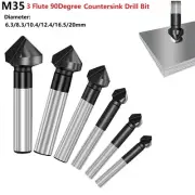 Professional Chamfering Tool M35 90 Degree Countersink Drill Bit Gold Color