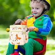 Kids Bike Bag,Cute Cartoon Bike Tricycle Handlebar Bag | Waterproof Cycling Carrier Pocket Bicycles Storage for Children Outdoor Fun
