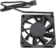 4 Pin PWM Fan, 70mm Computer Case Fan with 7 Blade, 2500RPM, Intelligent Temperature Control, Dual Ball Bearing Cooling Fan for PC Cases