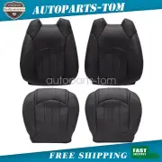 Fits 2008-2012 Buick Enclave Driver & Passenger Bottom-Top AC Seat Cover Black