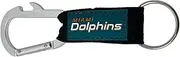 Pro Specialties Group NFL Miami Dolphins Carabiner Key Tag, Teal, One Size, Teal