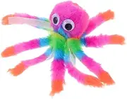SEWOART Plush Octopus Cat Toy Stylish Colors Interactive Chew Toy for Small Dogs and Cats