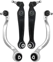 Front Lower Control Arms Suspension 4pcs Sets Compatible For BMW X5 X6 2014 2015 2016 2017 2018 2019 31126851691 31126864822