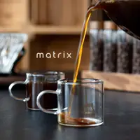 在飛比找momo購物網優惠-【Matrix】迷你耐熱玻璃馬克杯2入組 80ml(手沖咖啡