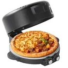 12" Electric Pizza Oven-Countertop Pizza Maker with Timer &Temperatures Contr...