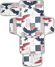 Reusable Diaper Change pad with Tissue Pocket Travel Changing pad for Baby Lightweight & Foldable Changing Station