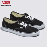 在飛比找momo購物網優惠-【VANS 官方旗艦】Authentic 男女款黑色滑板鞋