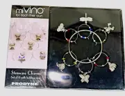 miVino Stemware Charms Set of 6 with holding ring Wine Glass Charms / set of 6